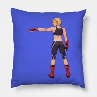 Cammy from the streets Pillow