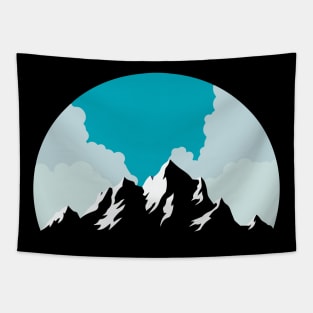 Cloudy Mountain Tapestry