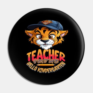 I'm The Teacher Hello Kindergarten, Back to School, Happy Teacher Day Gift, Teacher Appreciation, Teach,Teacher Gift, Back To School Gift Pin