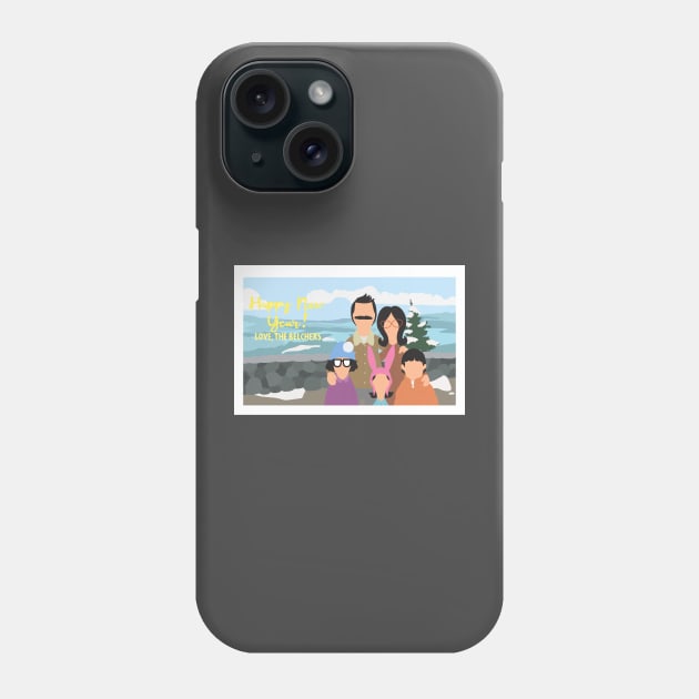 The Belchers Perfect Holiday Card Phone Case by gray-cat