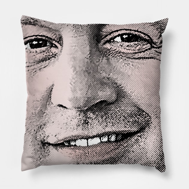 Kevin James / Retro Pop Art Fan Design Pillow by DankFutura