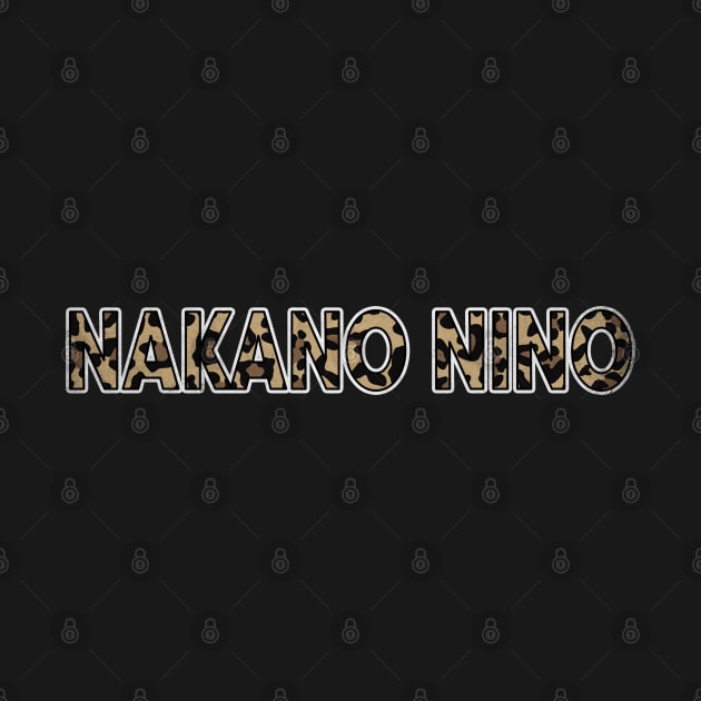 Awesome Proud Name Nino Pattern Retro Anime by Amir Dorsman Tribal