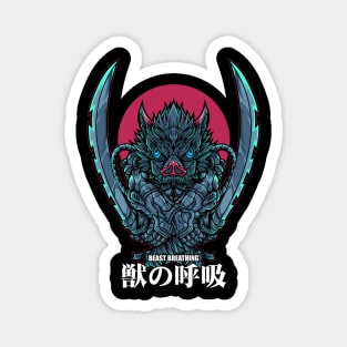 Demon Slayer Inosuke Boar Head Power Magnet