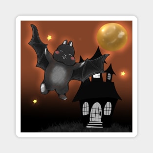 BAT BUNNY outside the Halloween castle Magnet