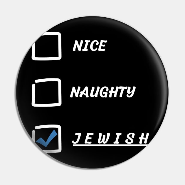 nice naughty jewish 2023 - hanukkah shirts christmas tee and sweater hebrew funny hanukkah gift Pin by vaporgraphic