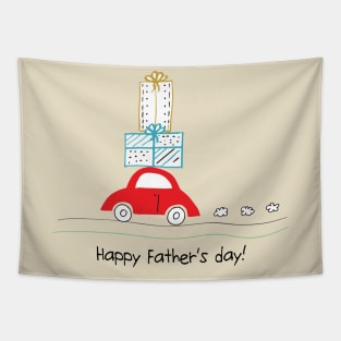 Happy Father's Day 3 Tapestry