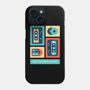 KEEP THE MUSIC PLAYING Phone Case