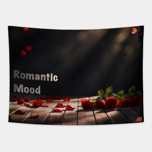 Romantic mood with Valentine Day Greeting Tapestry