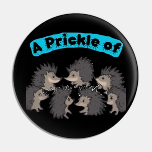 A Prickle of Porcupines Pin