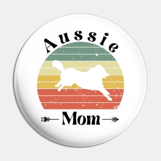 Aussie Dog Mom Pin