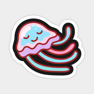 Chill Cotton Candy Jellyfish Magnet