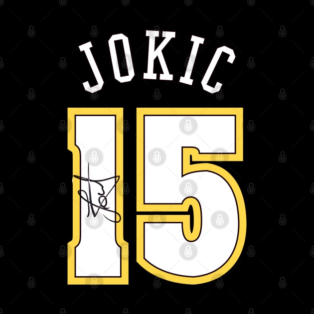 Jokic signed by Buff Geeks Art