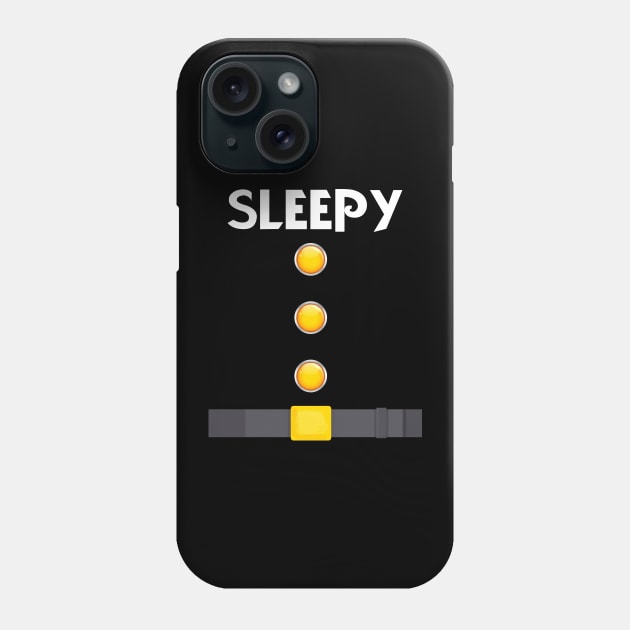 Sleepy Dwarf Halloween Costume Funny Gift Idea Sleepy Dwarf T-Shirt Phone Case by Trendy_Designs