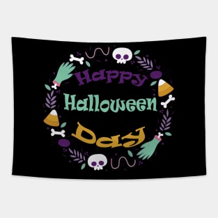 Happy Halloween Day Tapestry