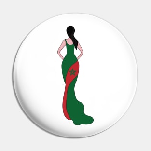 Morocco Woman Pin