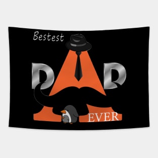 Bestest dad ever fathers day Tapestry