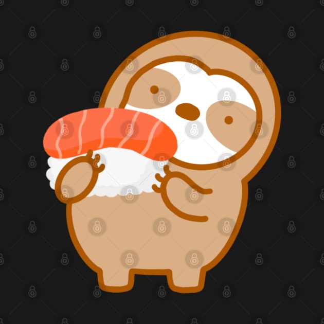 Cute Tuna Sushi Sloth by theslothinme