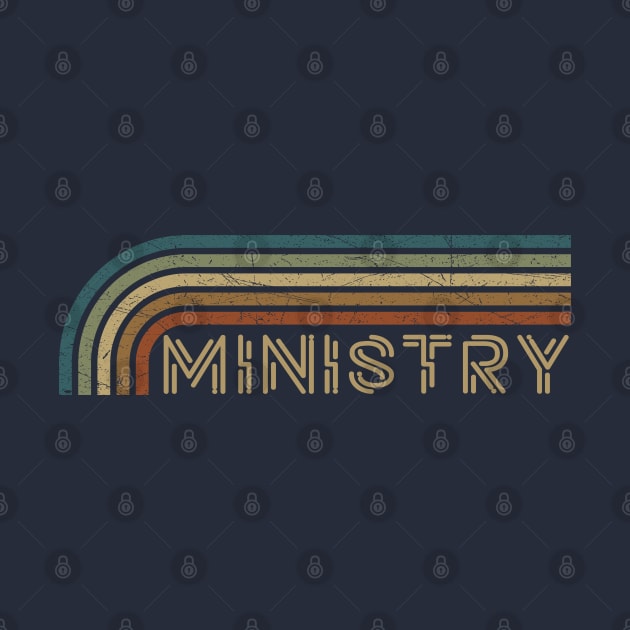 Ministry Retro Stripes by paintallday