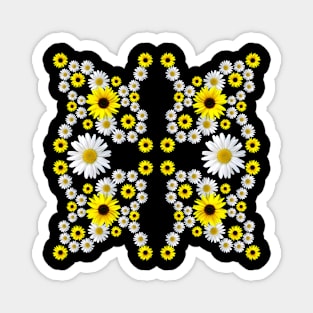 daisy flower floral sunflower pattern blossoms blooming Magnet