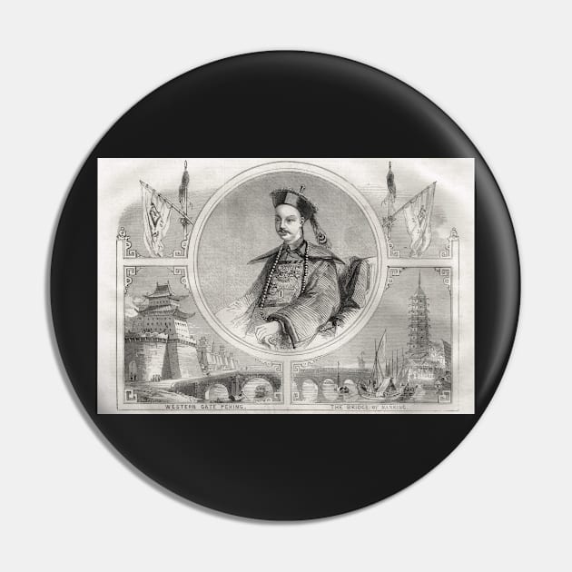 Emperor of China Hien-Fou, Peking 1860 Pin by artfromthepast