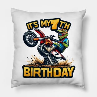 7th Birthday Pillow