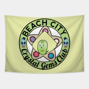 Beach City Crystal Gems Club - Green Tapestry