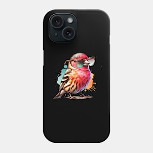 Watercolor House Finch Phone Case