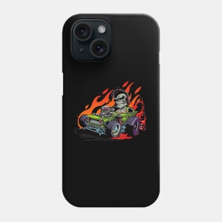 Monster Hot Rod Zombie Coupe Street Racer Retro Design Phone Case