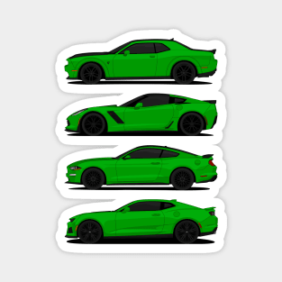 AMERICAN MUSCLE GREEN Magnet