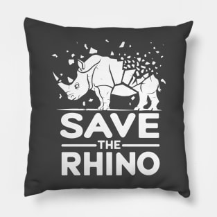 Save The Rhino Day – May Pillow