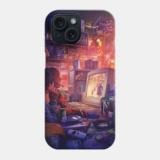 2000s PC Gamer Room - Warcraft Phone Case