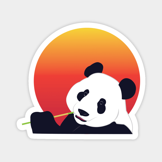 Panda Magnet by dddesign