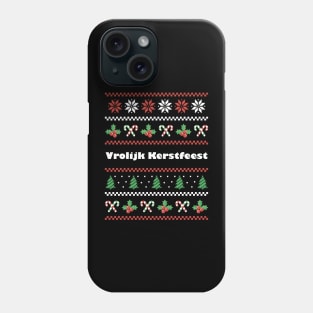 Dutch Christmas Vrolijk Kerstfeest Phone Case