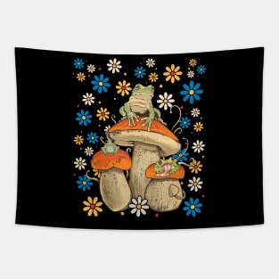 70's Frogs Tapestry