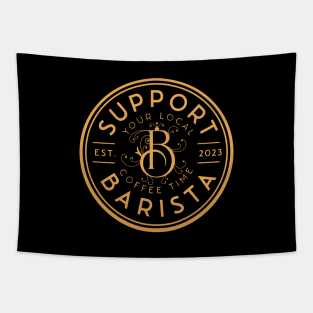 Support Your Local Barista Tapestry