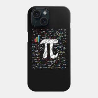 Pi Day Math Equation T-Shirt Math Teacher Student Geek Gifts Phone Case