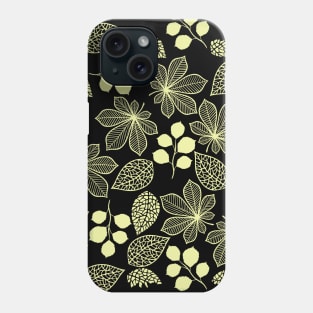 Fall Leaves Pattern Phone Case