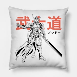 Samurai T-shirt Pillow