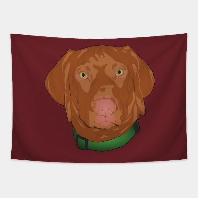 Best Friend (red hue) Tapestry by Indigoego