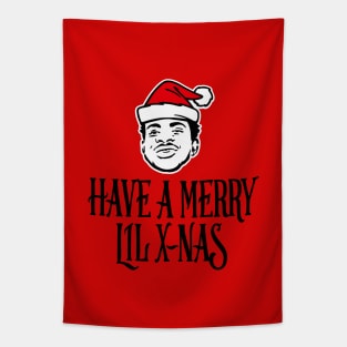 Have a merry Lil X-Nas X-Mas Christmas Hip Hop pun Rap Tapestry