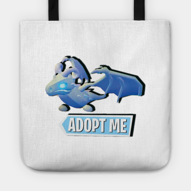 Frost Dragon Adopt Me Roblox Adopt Me Roblox Adopt Me Tote Teepublic Au - frosted window roblox