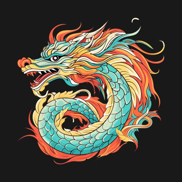 traditional chinese dragon by javierparra