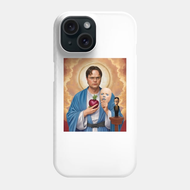 Saint Dwight Schrute Phone Case by Gedogfx