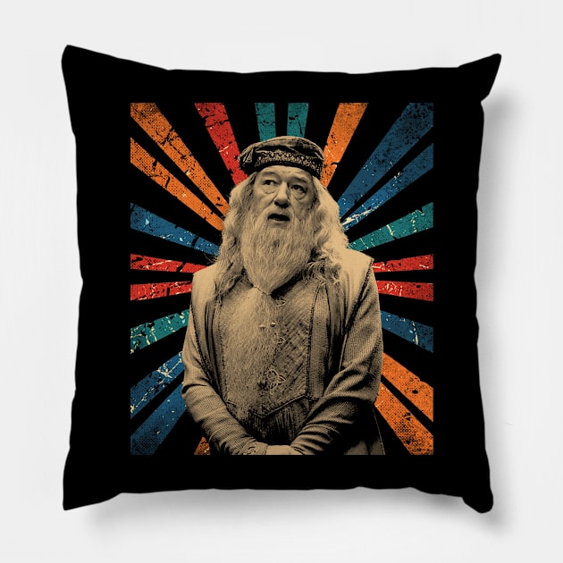 sketc vintage mr gambon shirt Pillow by ArmandoApparel