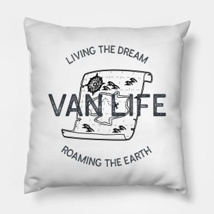 Living the dream.. Roaming the Earth Pillow