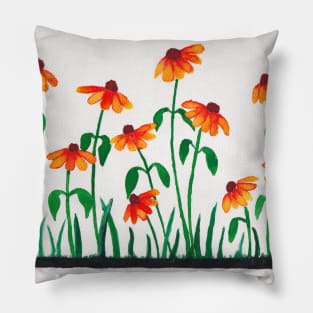 Watercolor - Cone flower Pillow