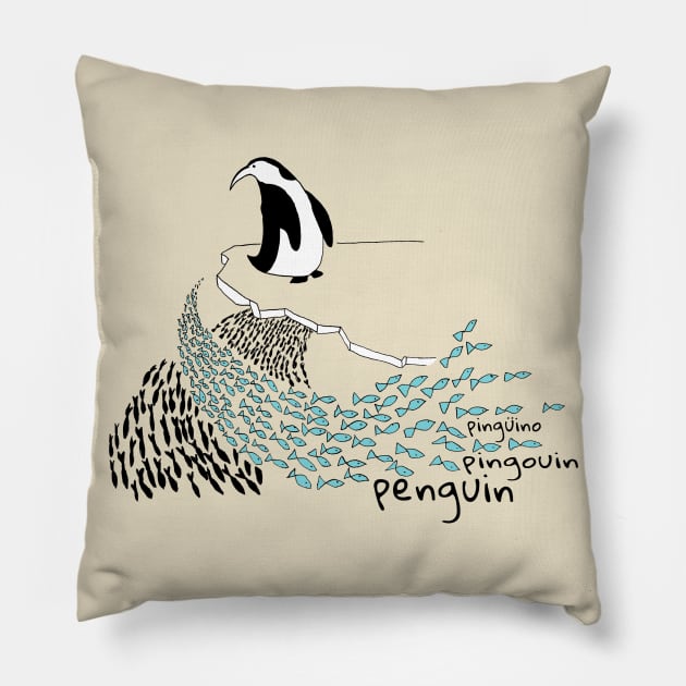 penguin Pillow by VicaVeresk