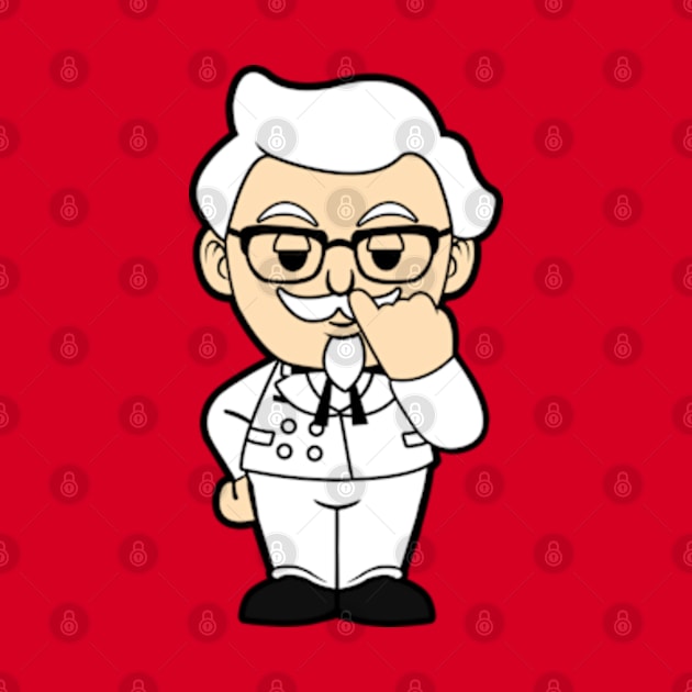 Funny Colonel Sanders by mighty corps studio