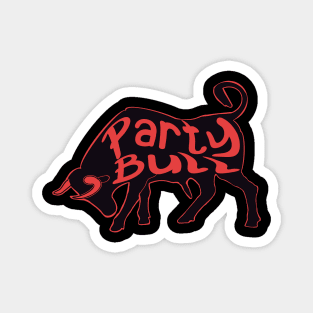 Party Bull Magnet