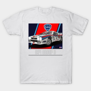 T-Shirt TENALI Lancia Fulvia - Rallye Légendaire Coloris BLANC Taille L